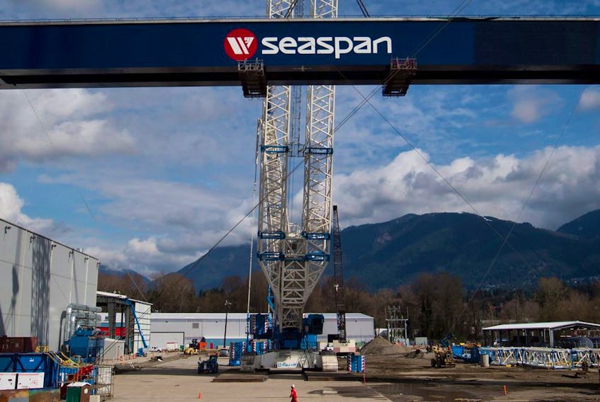 The Seaspan Vancouver Shipyards in 2014. 
