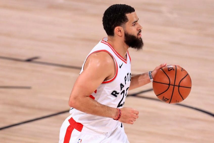 Raptors coach Nick Nurse raved about point guard Fred VanVleet, but he also knows that there is no roster certainty. Getty Images