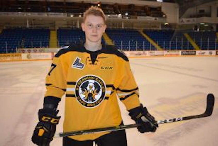 ['<p>T.J. COLELLO/CAPE BRETON POST</p>\n<p>Russian import Vasily Glotov has been playing well for the Cape Breton Screaming Eagles this season, with 17 points in his first 19 games in the Quebec Junior Hockey League.</p>']