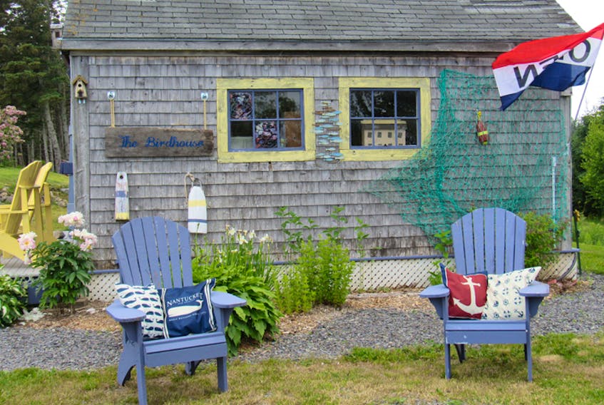 Cathy Haley-Lewis recently opened a craft showcase inside the garden shed on her property in Hall’s Harbour.