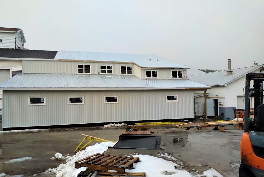 Construction is now underway at the Victoria Co-Op Fisheries that will add a second lunch room, a separate set of washrooms, and a second entrance to the co-op. It’s all part of efforts to obtain British Retail Consortium certification. CONTRIBUTED