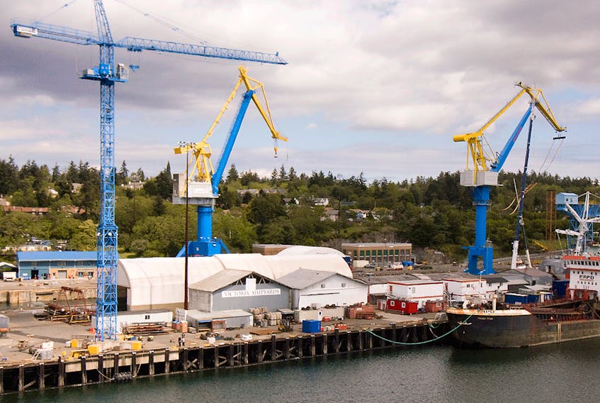 Victoria Shipyards in B.C.