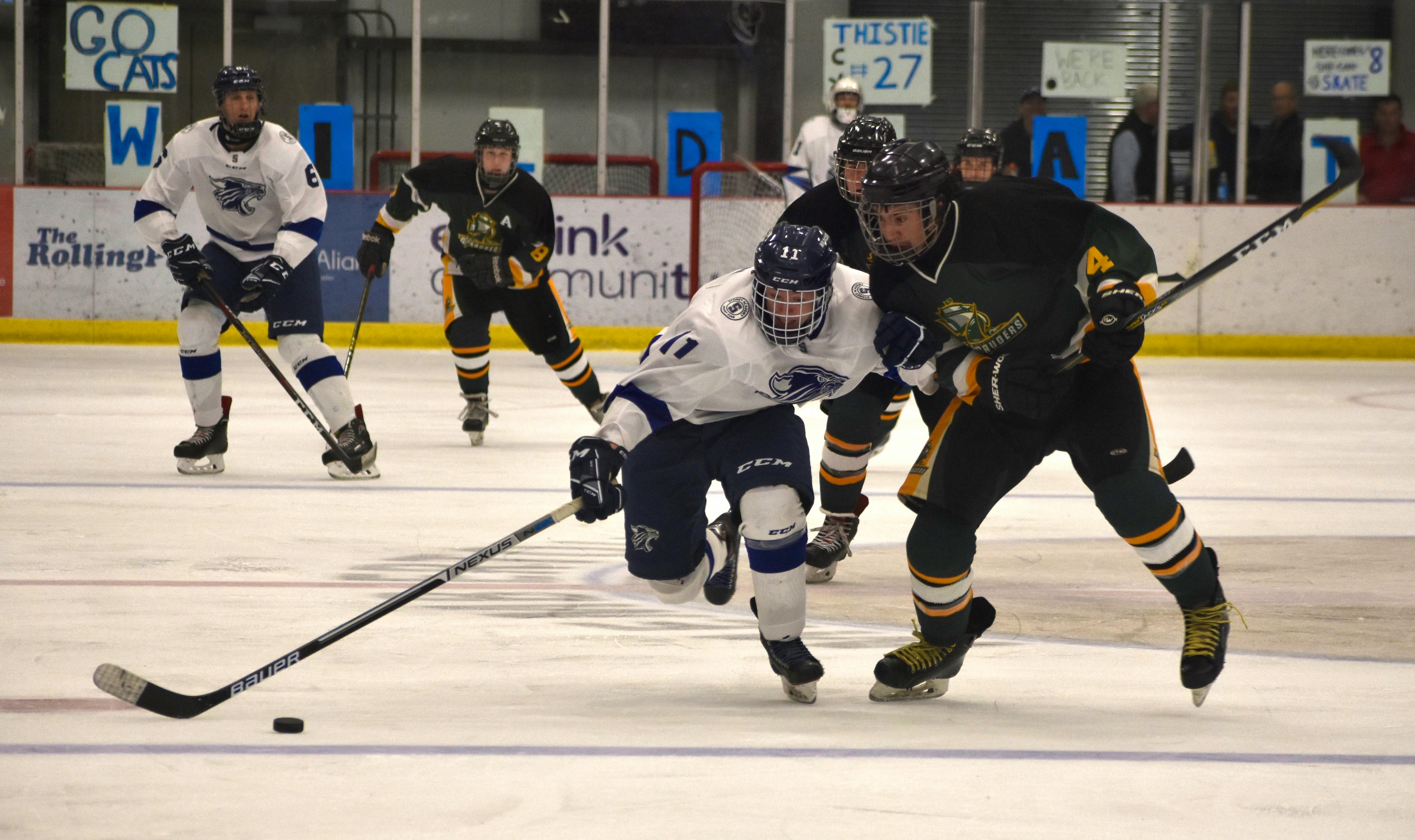 HIGH SCHOOL HOCKEY: Riverview Ravens use three-goal second period to beat  Memorial Marauders Thursday