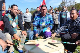 Eskasoni's East Boy's were also on hand to take part in the celebration