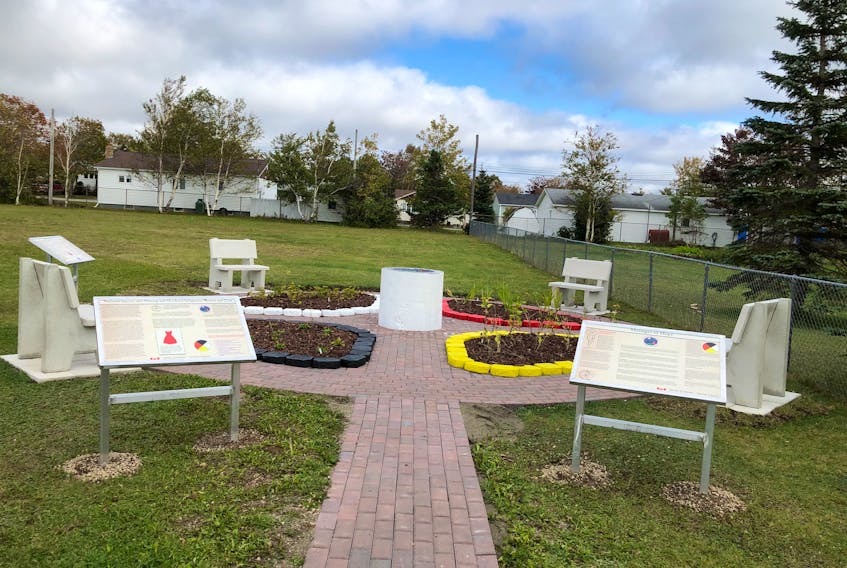 The healing garden in Stephenville is one of three built by NAWN.