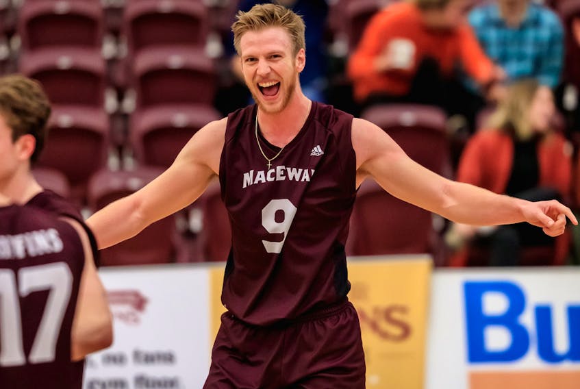 MacEwan Griffins volleyball's Max Vriend became the 24th player in Canada West Conference men's volleyball history to earn 1,000 career kills.