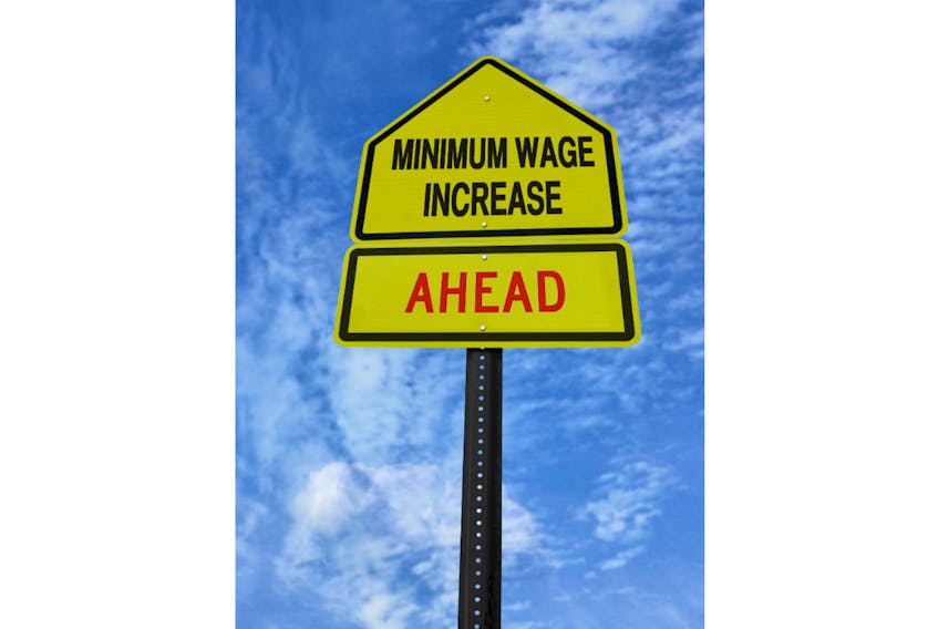 Minimum wage will increase on the Island in the spring.