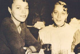 A family photo of Wanda Robson and her sister Viola Desmond.