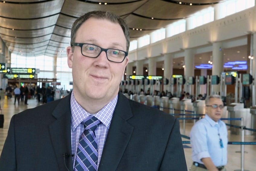 Tyler MacAfee is the vice-president of communications and government relations with the Winnipeg Airports Authority.