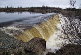 ['Thanks to ongoing rain and snowmelt in the backcountry near Red Indian Lake, water levels rose at the lake and at various spots around Buchans. The result, ultimately, was heavier water flow from the lake itself and into the Exploits River.']