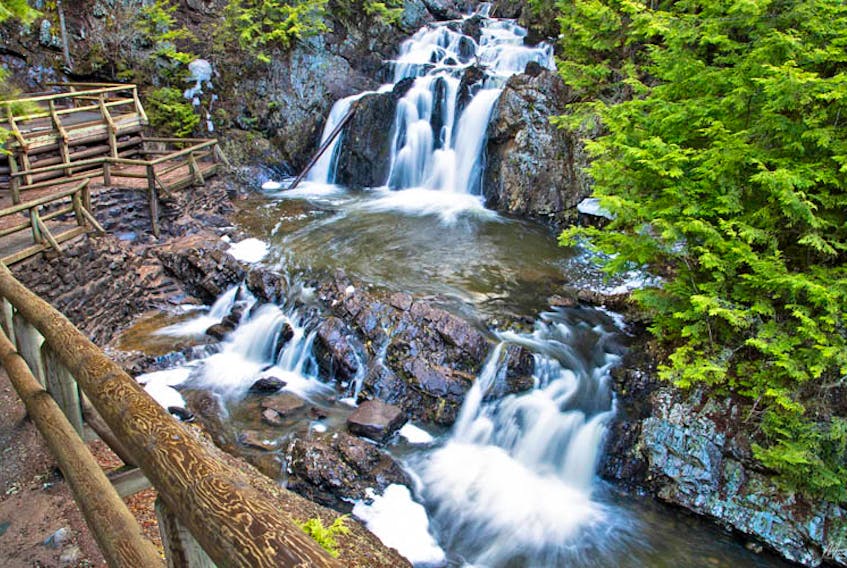 You'll find this stunning waterfall in Truro, Nova Scotia's Victoria Park; it is one of the many gems in Atlantic Canada.  The very accessible park is a 3,000-acre natural woodland urban park in the heart of Nova Scotia. Peter Arsenault was out for a stroll earlier this month and snapped this impressive photo.