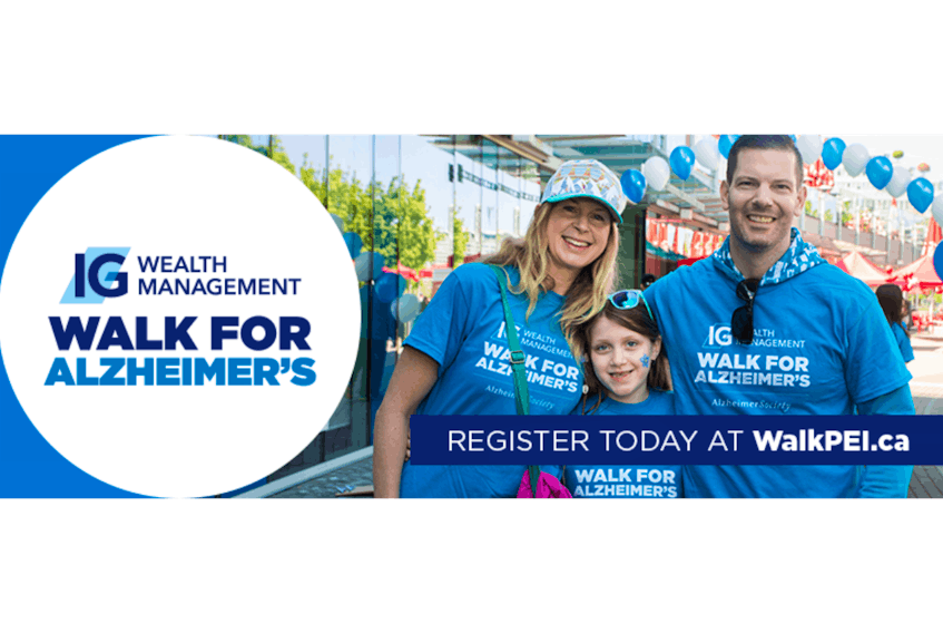 Alzheimer Society of P.E.I.’s annual IG Walk for Alzheimer’s takes place Saturday, May 26 in Charlottetown.