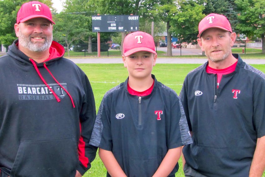 The MacPhersons continue to leave their mark in baseball. From left, Joe MacPherson, Seth MacPherson and James MacPherson.
