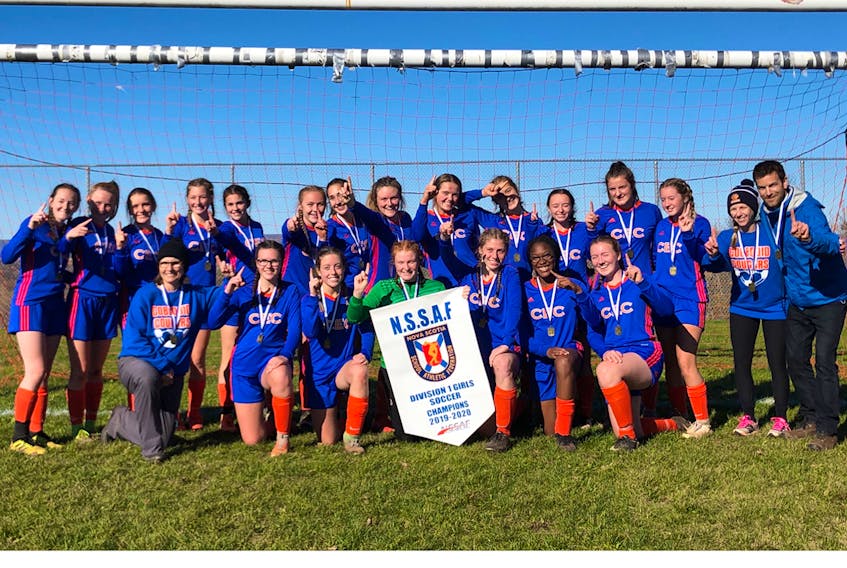 The CEC Cougars won their first NSSAF girls soccer title on Saturday for the first tike in 27 years.
