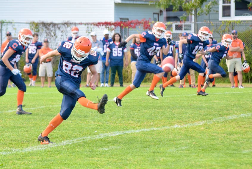 The opening kickoff in a NSSAF quarter-final football game between the CEC Cougars and Auburn Eagles will be Saturday at 5 p.m. in Cole Harbour.