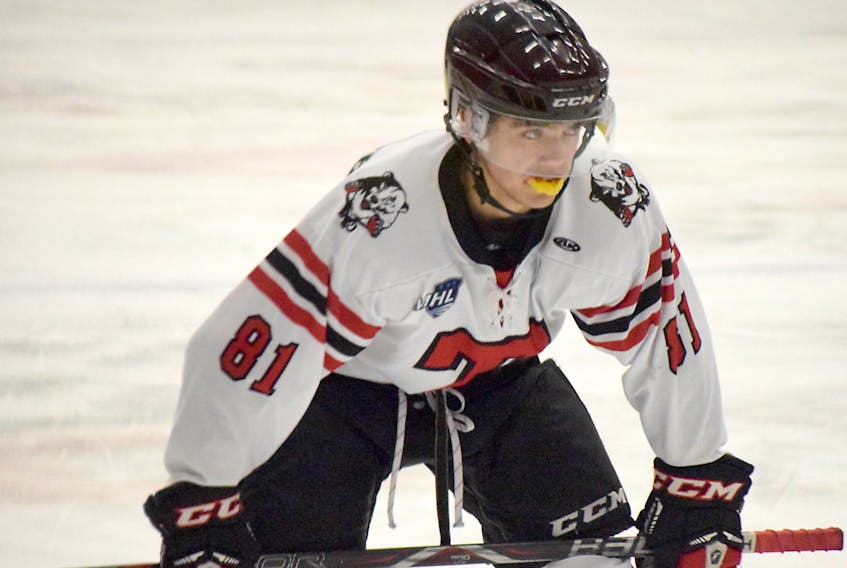 Carson Lanceleve, a rookie forward with Truro Bearcats, turned in an outstanding performance last Saturday night.