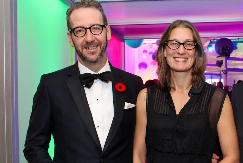Gerald Butts, former principal secretary to the prime minister, with his wife, Jodi Butts at The Ottawa Hospital Gala on Saturday, November 5, 2016.