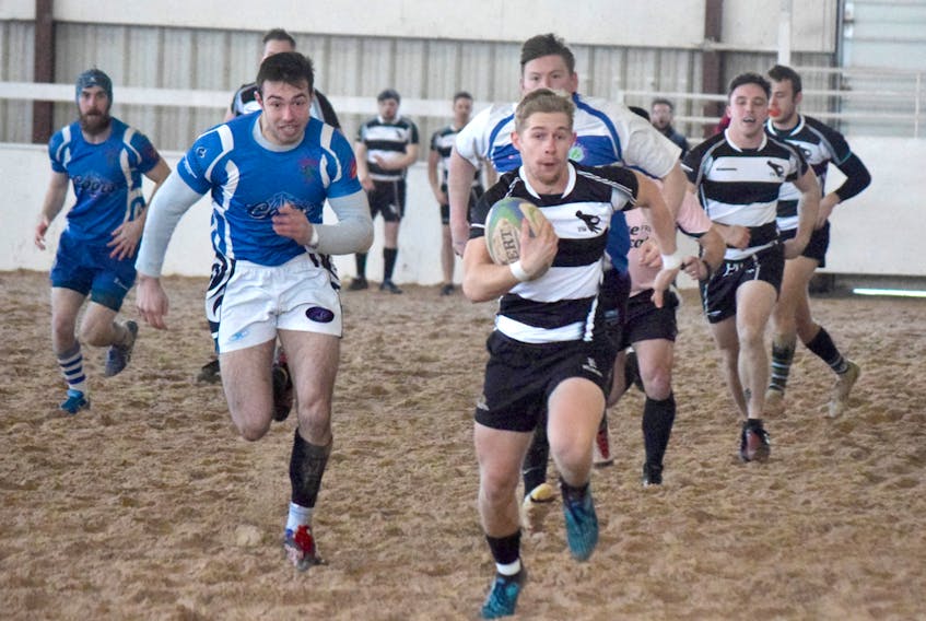 The Truro World Indoor Rugby 7s tournament features some intense rugby action at the Macmillan Show Centre. The 45th edition of the event will be held this weekend, as more than 400 players will lace up their cleats to compete in the three-day competition, which kicks off on Friday.