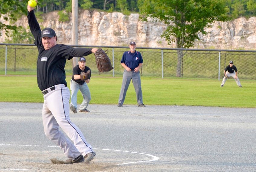 Justin Schofield, one of the top pitchers in Canada, will toe the rubber for the Brookfield Elks next summer in the Shooters Bar and Grill Fastpitch League.
