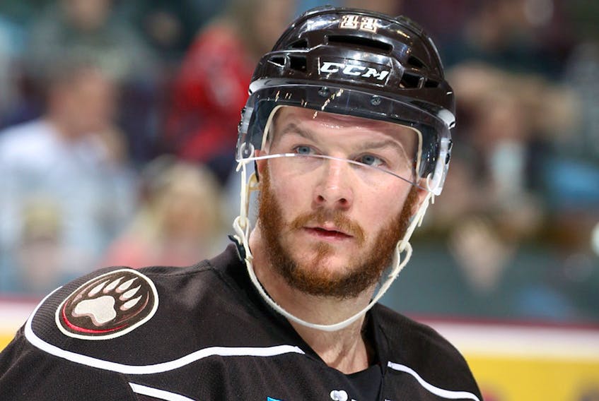 Zach Sill will travel overseas to play professional hockey in Germany. JustSports Photography