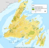 The WERAC report highlights 32 proposed protected areas on the island portion of the province.