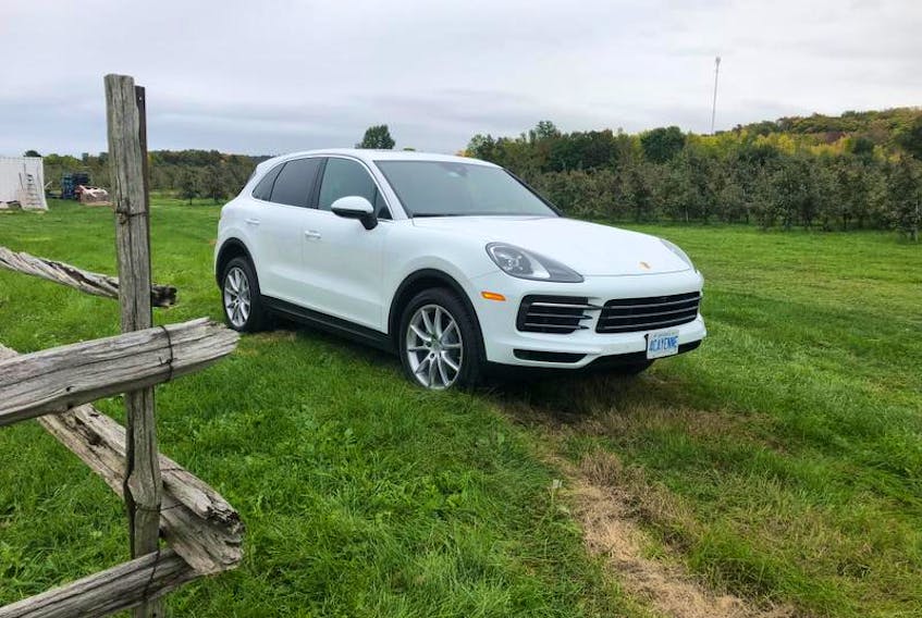 The 2019 Porsche Cayenne is powered by a 335-horsepower, turbocharged, 3.0-litre, V6 engine capable of up to 332 lb.-ft. of torque.