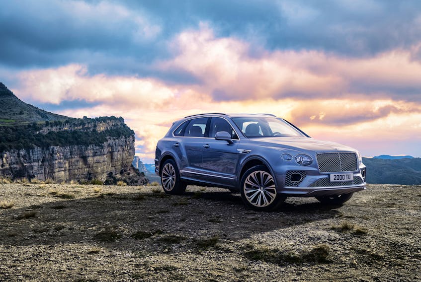 Bentley has debuted a refreshed Bentayga for the 2021 model year. – Handout / Bentley