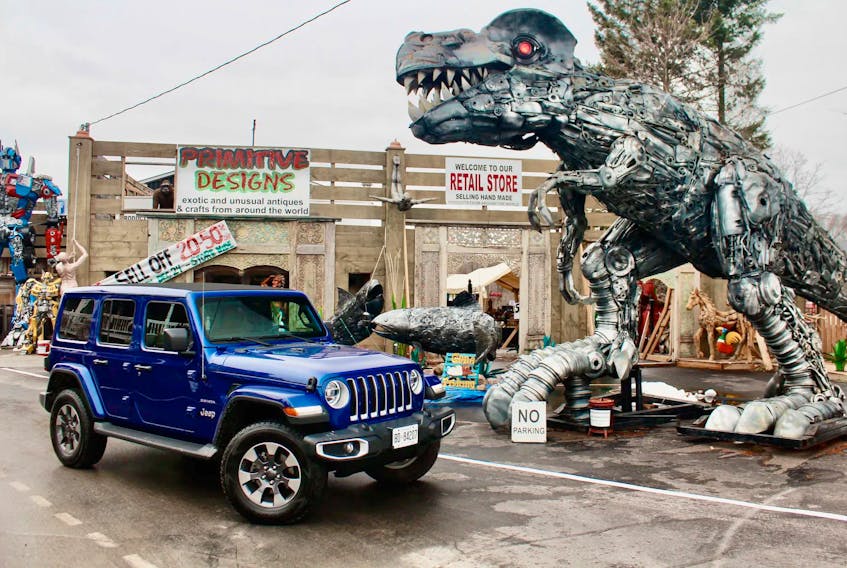 Our first stop with the Wrangler Unlimited EcoDiesel was Primitive Designs in Port Hope, Ont.. Peter Bleakney/Driving