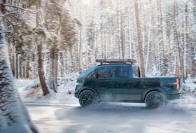 Fledgling automaker Canoo is making headlines with its funky electrified pickup, despite its odd shape and suspicious origins. Handout/Canoo