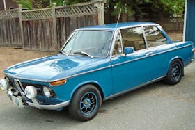 Bought in 1978 for $200 before it went to the crusher, Bob Johnston has put together a 1970 BMW 2002Ti ‘conversion.' Bob Johnston photo