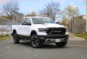 With chunky off-road tires and a butch stance, the Ram has serious presence compared to the much more “suburban” GMC – Clayton Seams / Postmedia