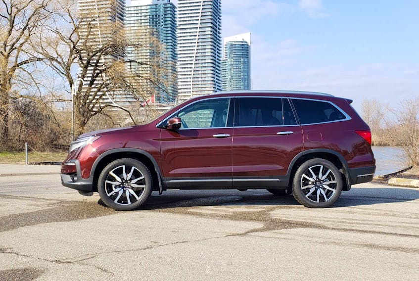 The 2020 Honda Pilot may not be as competitive price-wise with newer designs, but it’s fuel efficiency and practicality make it a winner in this review. DRIVING.CA PHOTO