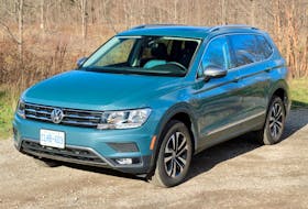 The 2020 Volkswagen Tiguan feels more car-like than most crossovers, but it’s still fun. Graeme Fletcher/Driving