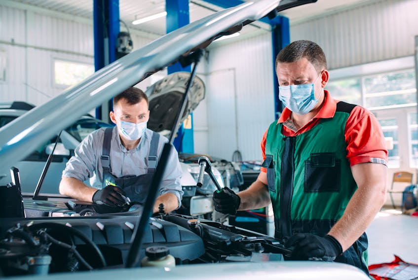Getting your vehicle repaired during COVID may require some extra steps. 123rf stock photo