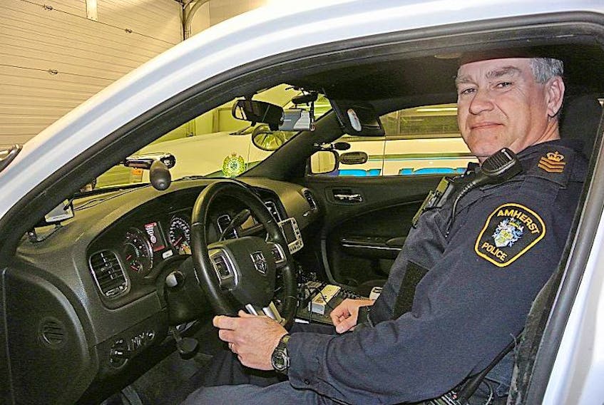 Staff Sgt. Scott White is celebrating his 40th year with the Amherst Police Department. He joined the department on Jan. 12, 1977 and was appointed staff sergeant in 2007 and was the interim acting deputy chief following the retirement of Chief Charlie Rushton.
