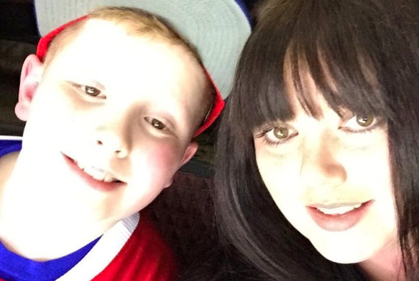 Corner Brook’s Logan March and his mom Natasha Lavers had a blast in Ottawa watching the Senators play against the Montreal Canadiens.