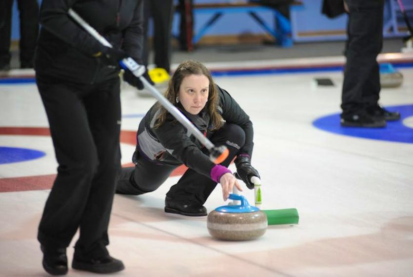 Susan Curtis finished with a 4-3 overall record at the 2016 Travelers Curling Club Championship.