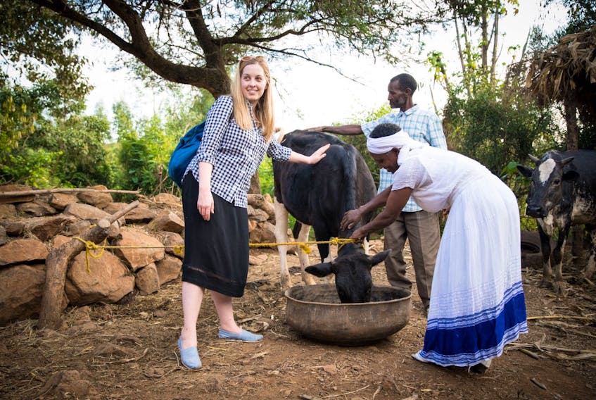 Paul Bettings photo

Corner Brook native Megan Radford (left) has been travelling and helping share humanitarian stories from around the world. Here, she is seen with family in Ethiopia.