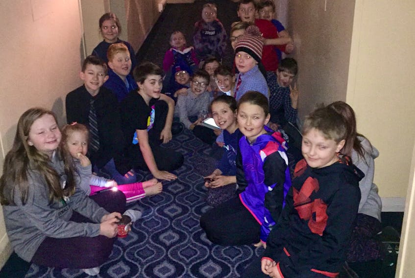 These hockey-playing kids from Corner Brook got some extra time to get to know one another better after stormy weather kept them, their parents and coaches at a hotel in Port aux Basques a few days more than planned this past weekend.