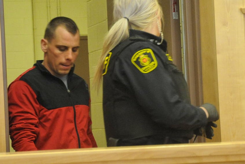 Shane White appeared in provincial court in Corner Brook.