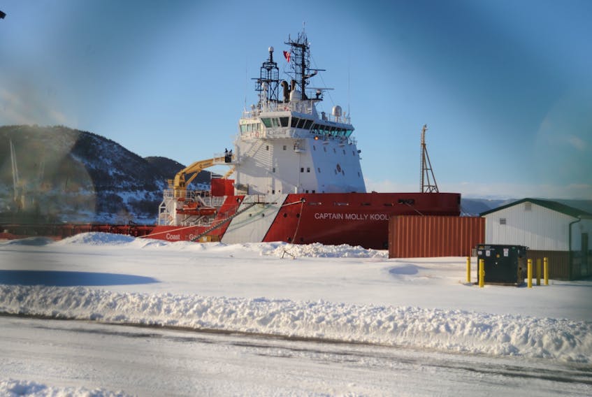 Canada’s newest icebreaker, the Canadian Coast Guard Ship Captain Molly Kool, was in Corner Brook for a crew change this week before heading to St. John’s to begin preparations for the winter season.