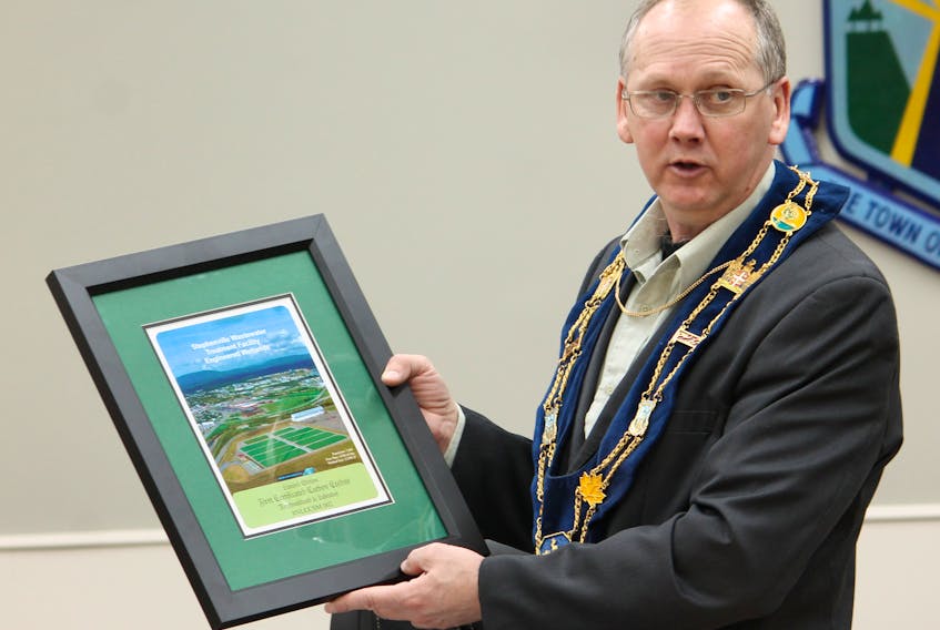 Mayor Tom Rose talks about the Limited Edition First Certified Carbon Credits award he received on behalf of the Town of Stephenville from Sharp Management Inc. relating to the town's Wastewater Treatment Facility Engineered Wetlands.