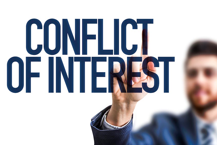 When it comes to conflict of interest and town councils, it is better for members of that council to ask if they are in conflict if they have doubts.