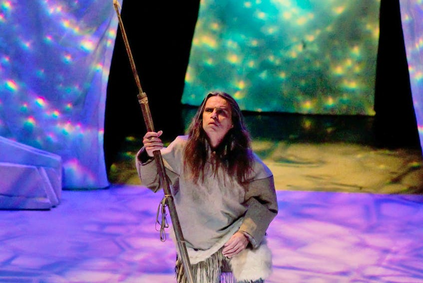 Gordon Patrick White is shown as Higguk in the Stratford Festival's 2017 production of "The Breathing Hole."