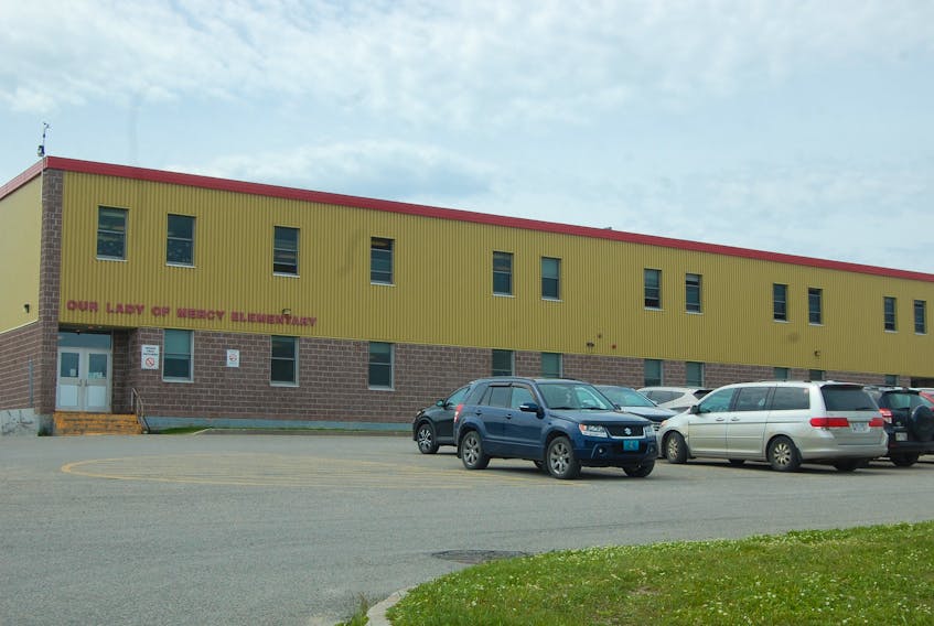 The Newfoundland and Labrador English School District has approved that Our Lady of Mercy Elementary School in St. George’s, seen here, be consolidated with adjoining Appalachia High School.