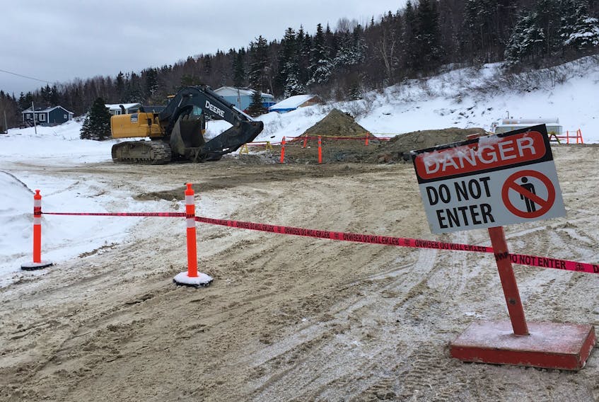 The Newfoundland and Labrador English School Board bus depot on O’Connell Drive in Corner Brook has been demolished and site cleanup is ongoing to make way for the new depot announced in the 2018 provincial government budget.