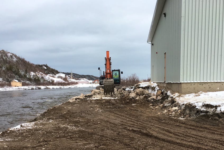 A year after erosion to a riverbank near Jakeman All-Grade School, the Trout River school is steadfast and secure.