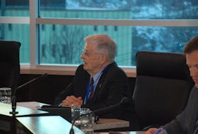 Coun. Bernd Staeben is shown during a recent meeting of Corner Brook City Council in this file photo.