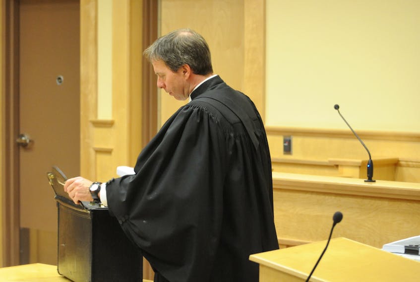 Corner Brook lawyer Andrew May has been asked to determine if Colin Wheeler's court case should be declared a mistrial or if it should continue to proceed with sentencing him for assault with a weapon and mischief.