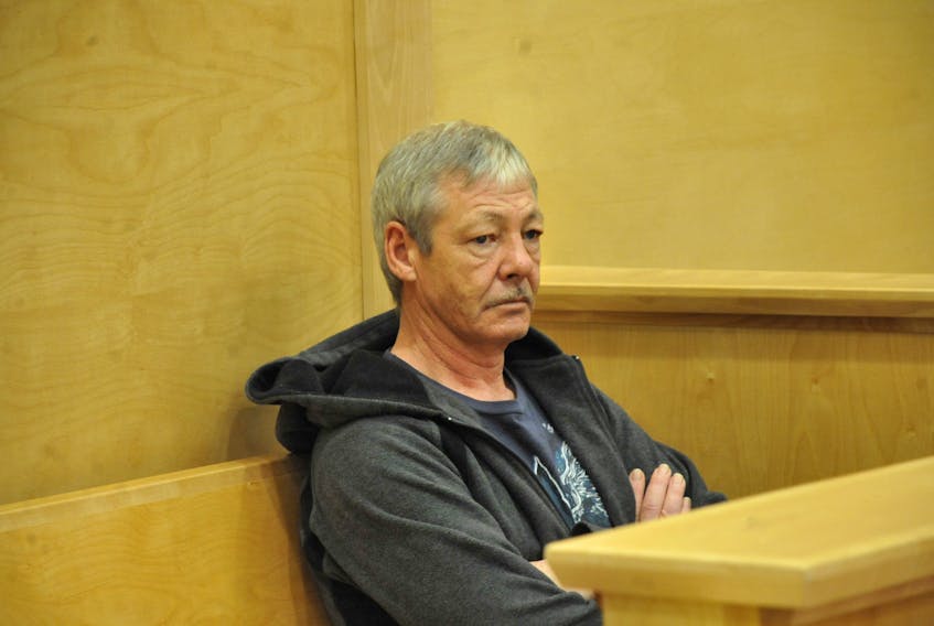 Levi Gould is seen here in this file photo during an appearance at provincial court in Corner Brook.